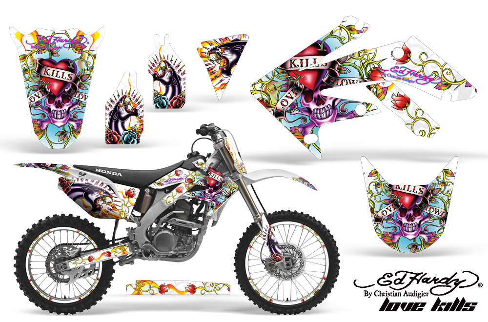 Honda CRF250R 04-09 Graphics Kit EHLK W NPs